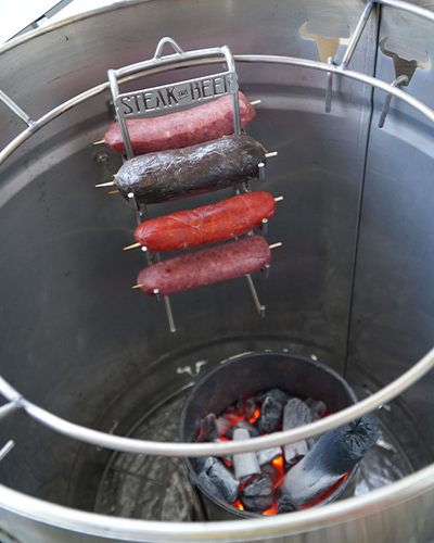 Imagen de la choricera para barril pequeño de Steak and Beer España