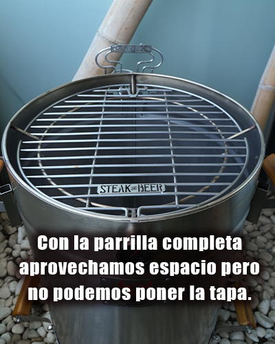 Imagen de parrilla superior completa jumbo de Steak and Beer España