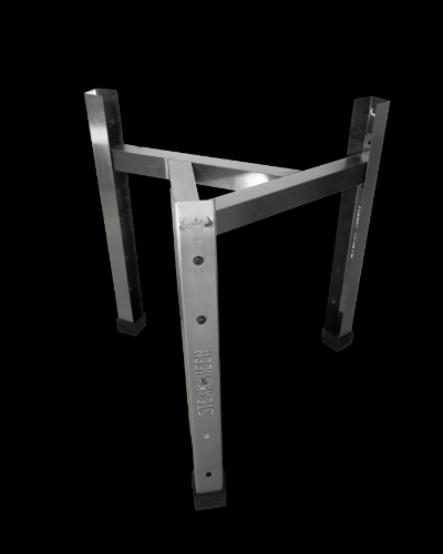 Imagen del soporte para barril ahumador de Steak and Beer España