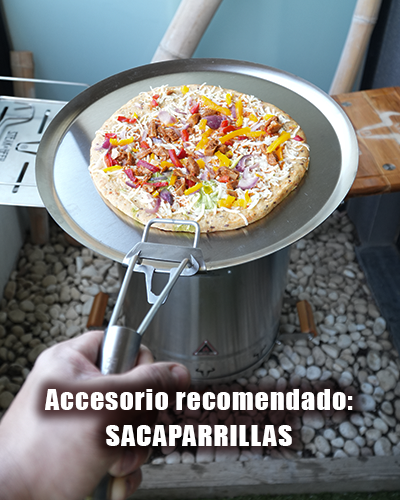 Imagen del accesorio de pizza grande de Steak and Beer España