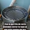 parrilla de serie Parrilla superior completa mediana