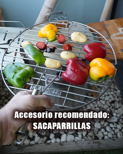 parrrilla completa sacaparrillas Parrilla superior completa mediana