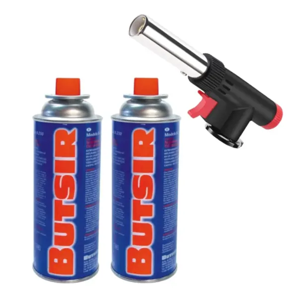 soplete y dos botes Soplete y cargas