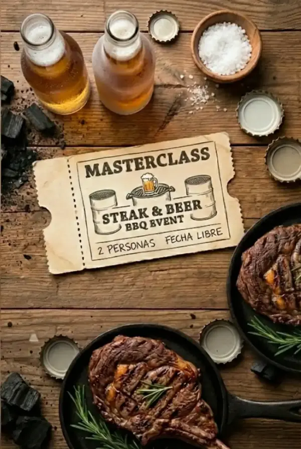 Masterclass de Asado al Barril - Dos participantes